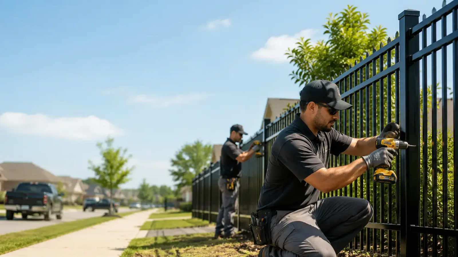 Metal Fence Installation in Cropsey, IL